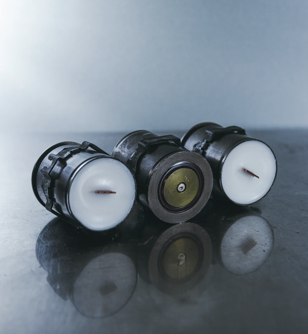 Свічка Перемоги з гільзи гранатомету МК-19. Набір з 3х штук