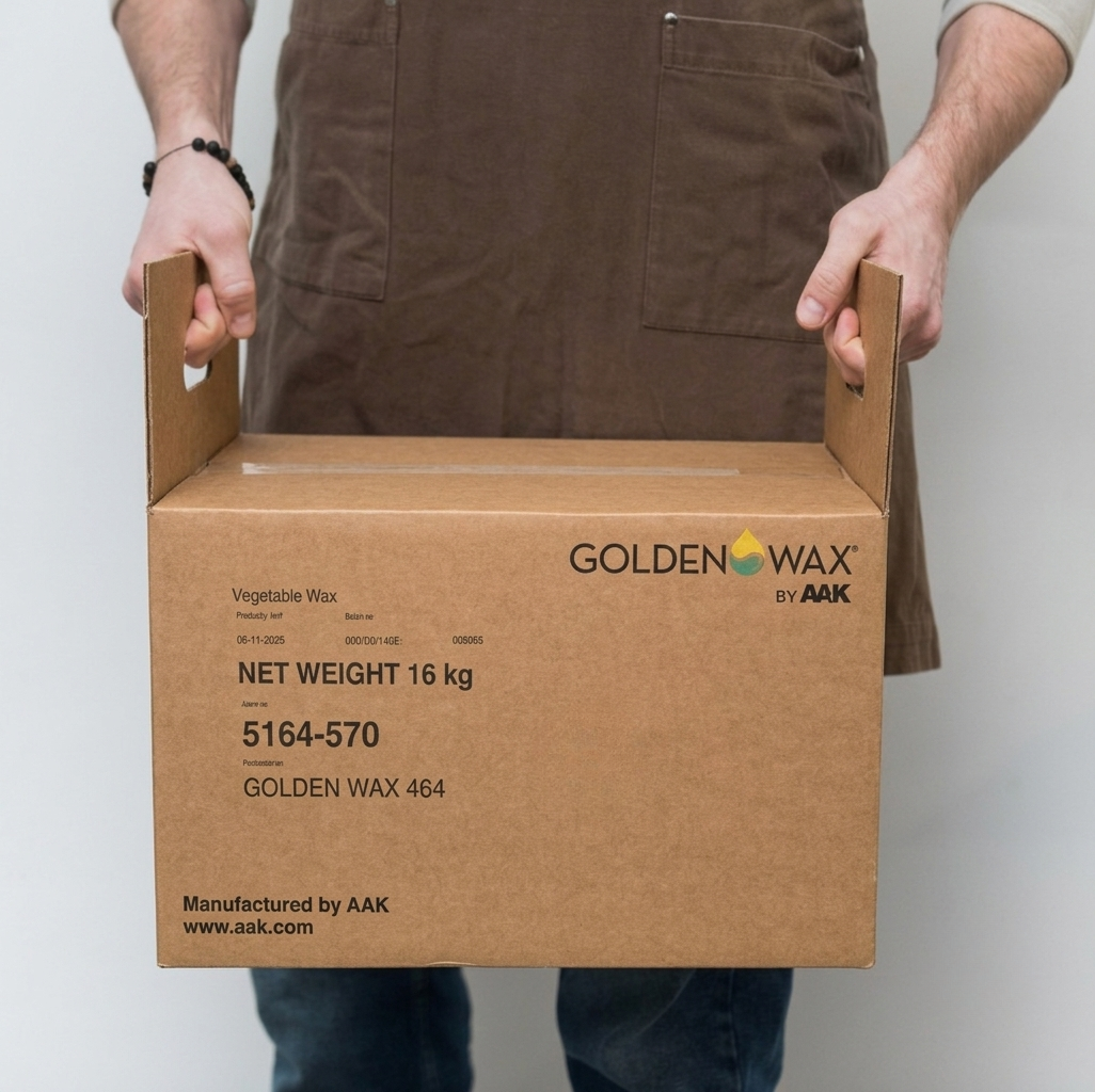 Соєвий віск Golden Wax 464 для виготовлення свічок в гранулах, ящик 16 кг