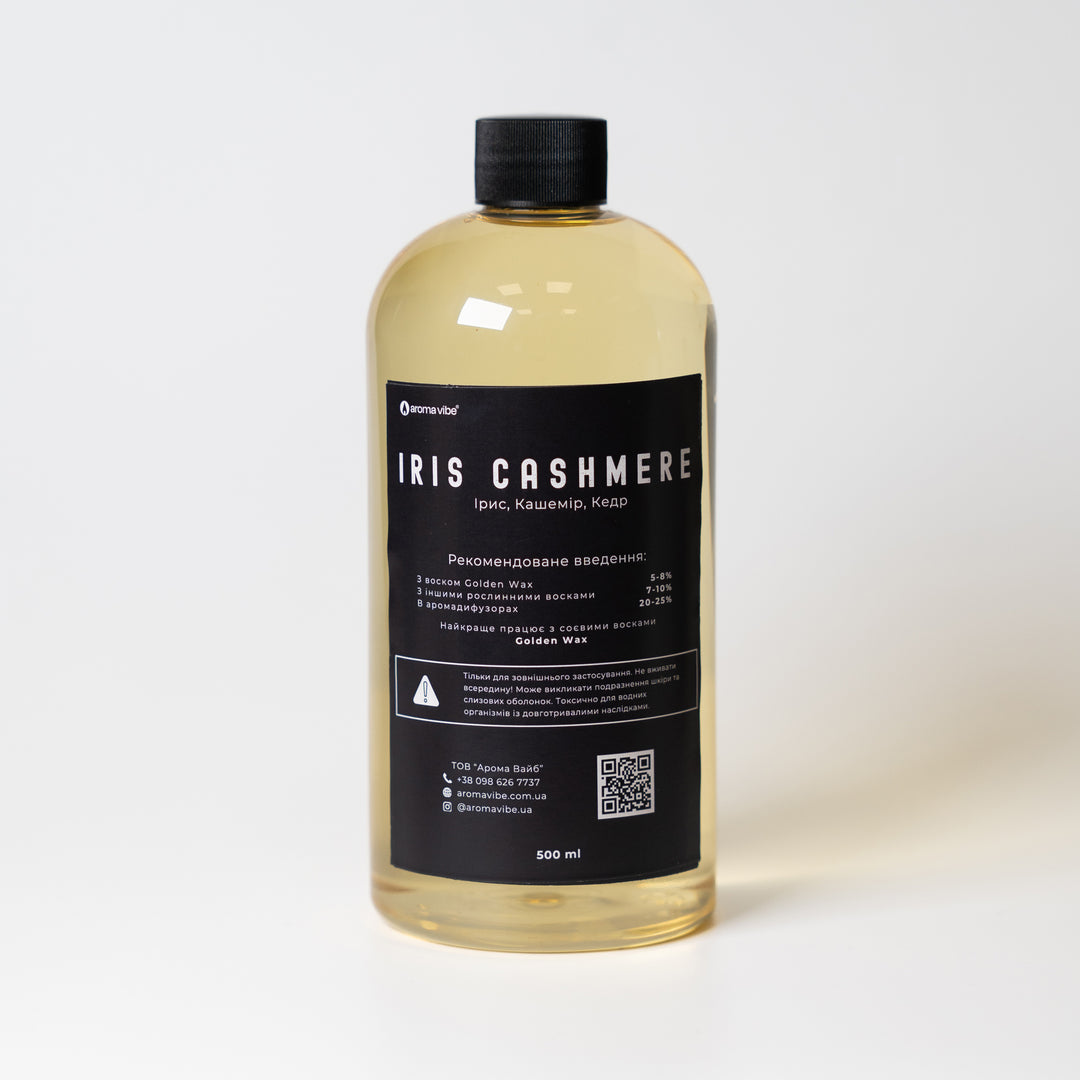 Аромаолія для свічок IRIS CASHMERE