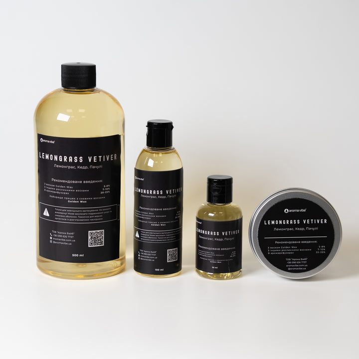 Аромаолія для свічок LEMONGRASS VETIVER