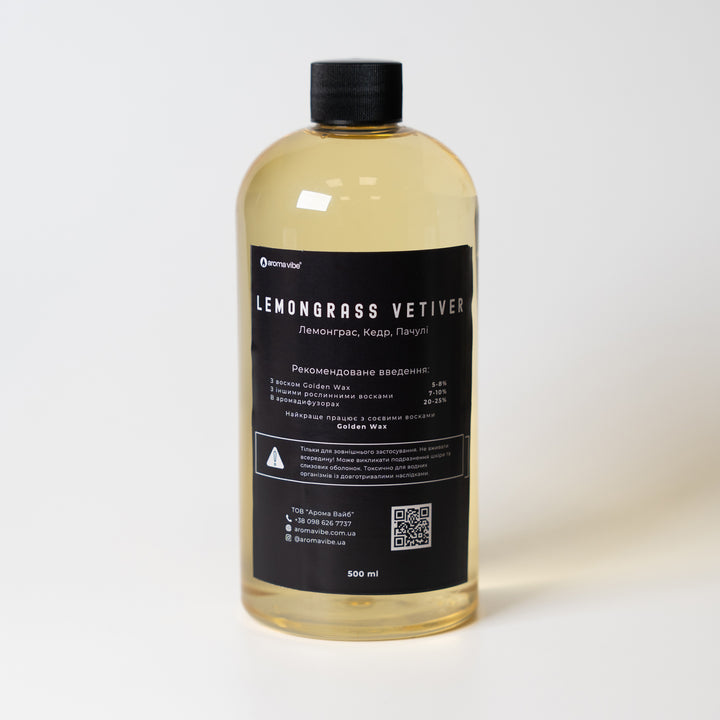 Аромаолія для свічок LEMONGRASS VETIVER
