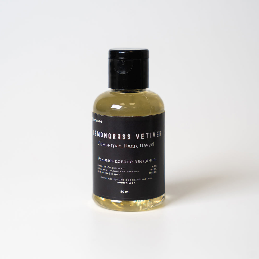 Аромаолія для свічок LEMONGRASS VETIVER