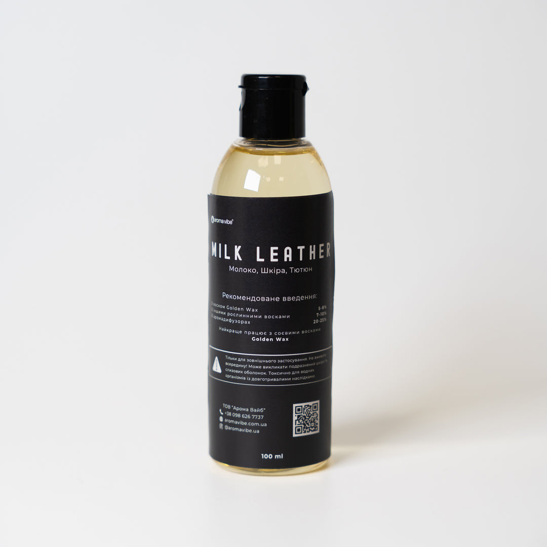 Аромаолія для свічок MILK LEATHER