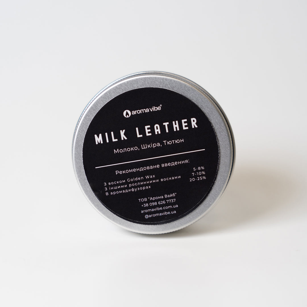 Аромаолія для свічок MILK LEATHER