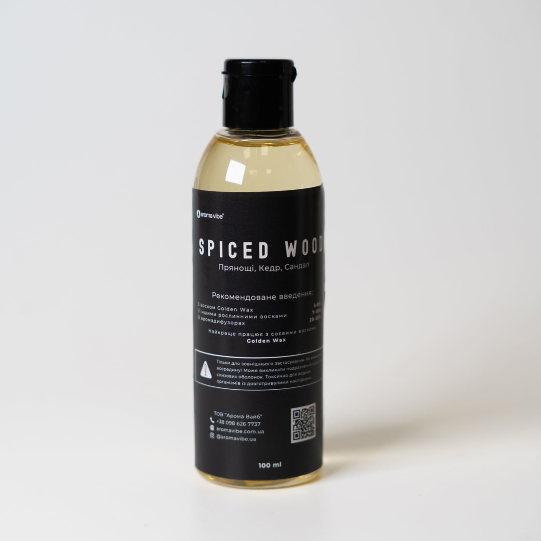 Аромаолія для свічок SPICED WOOD