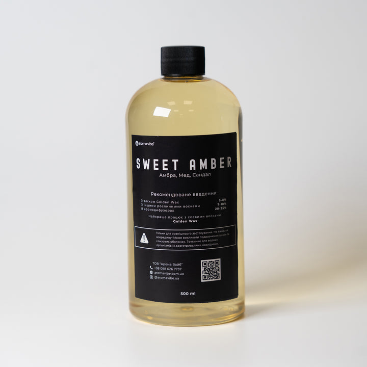 Аромаолія для свічок SWEET AMBER
