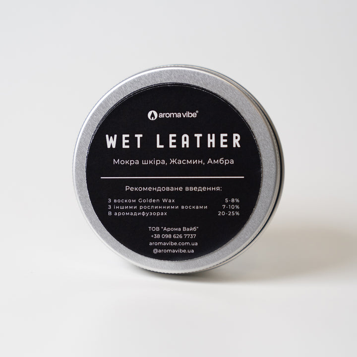Аромаолія для свічок WET LEATHER